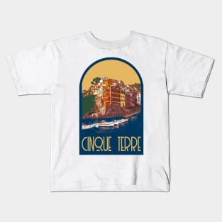 Cinque Terre Decal Kids T-Shirt